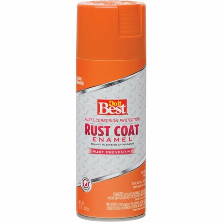 ALL-SOURCE Rust Coat Gloss Orange 12 Oz. Anti-Rust Spray Paint 203602D